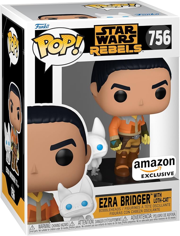 Amazon.com: Funko Pop! & Buddy: Rebels - Ezra Bridger with Loth Amazon.com: Funko Pop! & Buddy: Rebels - Ezra Bridger with Loth